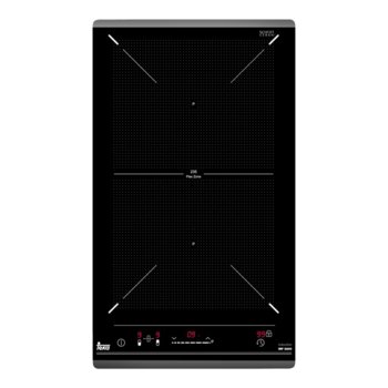 Стъклокерамичен плот за вграждане Teka IRF 3200, 2 нагревателни зони, сензорно управление тип Slider, автоматично изключване за безопастност, независимо програмиране на всяка зона, индикатор за остатъчна топлина, таймер, черен | JAR Computers Teka IRF 3200