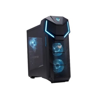 Настолен компютър Acer Predator PO5-610 (Orion 5000) 60L (DG.E0SEX.026), шестядрен Coffee Lake Intel Core i7-8700 3.2/4.6 GHz, GF GTX 1070Ti 8GB, 16GB DDR4, 2TB HDD & 256GB SSD, 1x USB Type-C, клавиатура и мишка, Free DOS | JAR Computers Acer Predator PO5-610 (Orion 5000) 60L