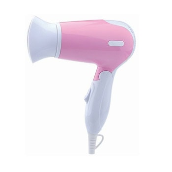 Сешоар Crown HDC-1424 Pink, 1000W, 2 скорости, розово-бял | JAR Computers Сешоар Crown HDC-1424 Pink