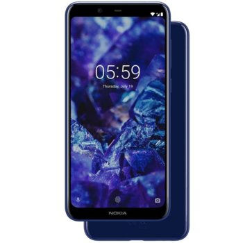 Nokia 5.1 Plus DS 32GB 4G Midnight Gloss Blue