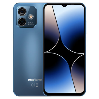 Смартфон Ulefone Note 16 Pro (син), поддържа 2 SIM карти, 6.52" (16.56 cm) LCD дисплей, осемядрен Unisoc T606 2x1.6GHz, 8GB RAM, 128GB Flash памет + microSD слот, 50.0 + 2.0 & 8.0 Mpix камери, Android, 184g | JAR Computers Ulefone Note 16 Pro 8/128GB Blue