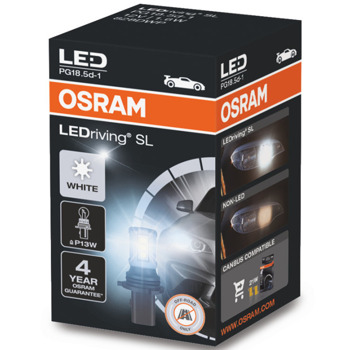 Автомобилна крушка Osram 828DWP, 1.6W, 130lm, P13W, PG18.5d-1, LED, 1 брой в опаковка | JAR Computers Osram 828DWP 1.6W 130lm 828DWP