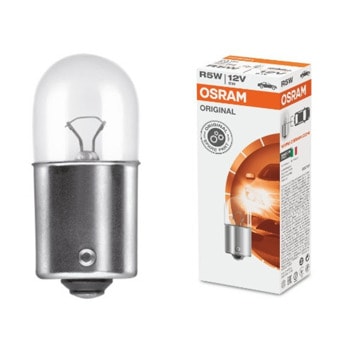 Автомобилна крушка Osram OSRA5007, 5W, 50lm, R5W, BA15s, халогенна, 1 брой в опаковка | JAR Computers Osram 5007 5W 50lm OSRA5007
