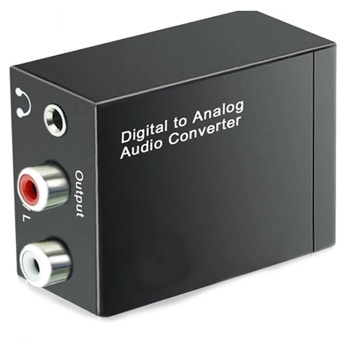 Аудио конвертор 6345454543, от RCA(ж) към 2x RCA(ж)/AUX(ж), черен | JAR Computers Аудио конвертор 6345454543