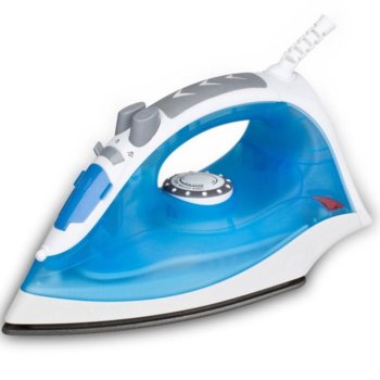 Ютия Sapir SP 1050 BUC, 2300 W, парна с керамична плоча, функция антиваровик, термостат, бяло/синя | JAR Computers Sapir SP 1050 BUC, бяло/синя