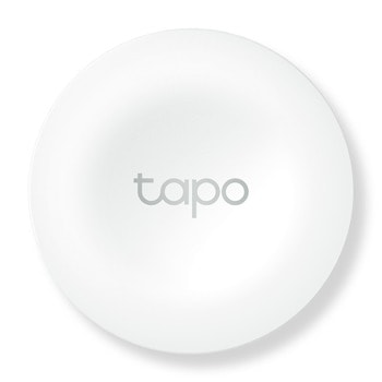 Смарт превключвател TP-Link Tapo S200B, универсален монтаж, включване/изключване на осветление, димер, Wi-Fi, работи с батерия 1x CR2032, бял | JAR Computers TP-Link Tapo S200B