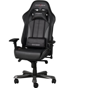 Геймърски стол DXRacer King OH/KS57/NG, черен/сив | JAR Computers DXRacer King series Gray