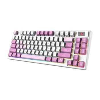msi forge gk600 tkl wireless violet us