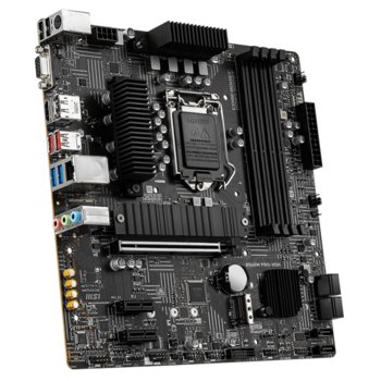 Дънна платка MSI B560M PRO-VDH, B560, LGA1200, DDR4, PCI-E 4.0(HDMI/DP/VGA), 6x SATA 6Gb/s, 2x M.2 connector, 4x USB 3.2 Gen 2 Type-A, 2x USB 2.0, mATX | JAR Computers MSI B560M PRO-VDH