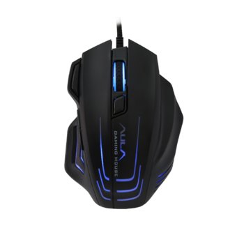 Мишка Aula S18, оптична (6400dpi), USB, 7 бутона, черна | JAR Computers Aula S18 741