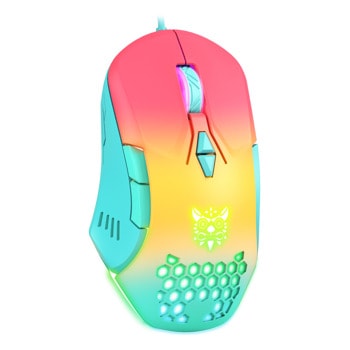 Мишка Onikuma CW902, оптична (6400dpi), USB, зелена, RGB подсветка, 7 бутона | JAR Computers Мишка Onikuma CW902 765