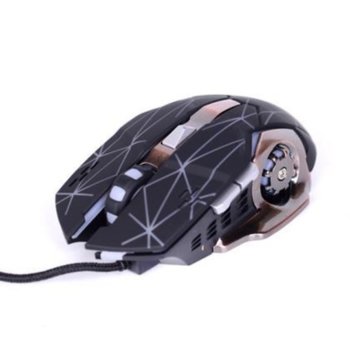 Мишка Mouse S200 Game, оптична (3200 dpi), черна | JAR Computers MOUSE S200 Game ROY21014353