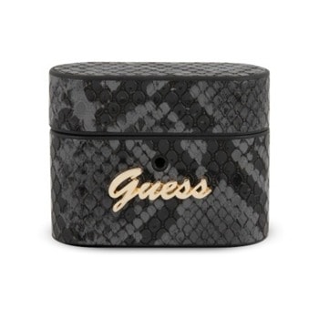 Защитен калъф Guess Python Collection за Apple Airpods Pro, черен | JAR Computers Guess Python Collection GUACAPPUSNSMLBK