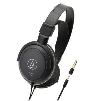 Слушалки Audio-Technica ATH-AVC200, 40мм говорители, 3.5мм позлатен жак, 3м кабел, черни | JAR Computers Audio-Technica ATH-AVC200
