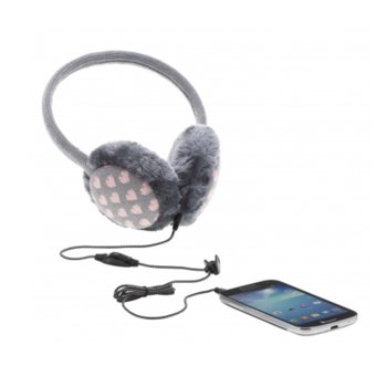 KitSound Earmuffs Heart headphones for mobile