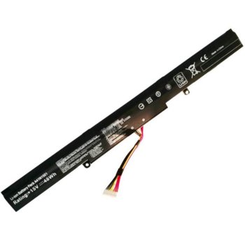 Батерия (заместител) за лаптоп Asus, съвместима с GL752VL/GL752VW/GL752JW/N552VW/N552VX, 4-cell, 14.4V, 2600mAh | JAR Computers Батерия за Asus L41LK2H SZ101819