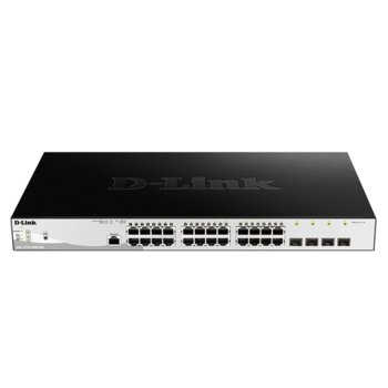 Суич D-Link DGS-1210-28MP/ME, 1000Mbps, 24x 10/100/1000Mbps PoE, 4x SFP Ports | JAR Computers D-Link DGS-1210-28MP/ME