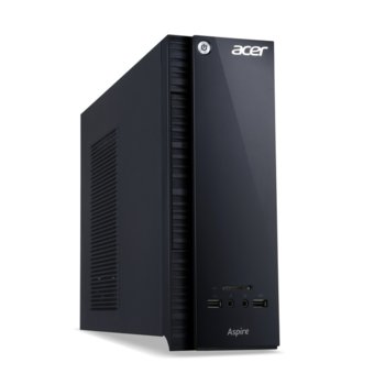 Настолен компютър Acer Aspire AXC-704 (DT.SZKEX.006), четири-ядрен Intel Celeron Processor N3150 1.6/2.08GHz, AMD Radeon R5-310 2GB (HDMI), 4GB RAM, 1TB SATA, 2x USB 3.0, Linux, 8.5 kg | JAR Computers Acer Aspire AXC-704 (10L) DT.SZKEX.006