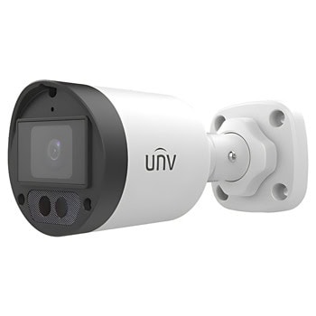 HDCVI камера UniVIEW UAC-B122-AF28LM, насочена ("bullet") камера, 2Mpix(1920x1080@25fps), 2.8mm обектив, IR осветеност (до 40м), външна IP67, вграден микрофон | JAR Computers UniVIEW UAC-B122-AF28LM