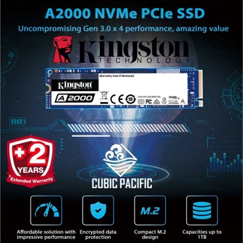 Kingston A2000 M.2-2280 PCIe NVMe 250GB