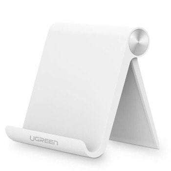 Стойка за телефон Ugreen Multi-Angle, универсална, преносима, за телефони и таблети от 4" до 10", бяла | JAR Computers Ugreen Multi-Angle 30485