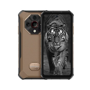 Смартфон Ulefone Armor X16 (кафяв), поддържа 2 SIM карти, 6.56" (16.66 cm) HD+ IPS 90Hz дисплей, осемядрен MediaTek Helio G91 2 GHz, 6GB RAM, 128GB (+microSD слот), 48 + 20 + 2 & 16 Mpix камери, Android | JAR Computers Ulefone Armor X16 Sand Dune