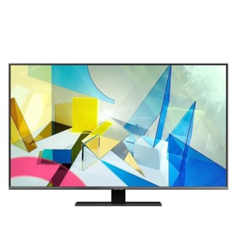 Телевизор Samsung 50Q80T (QE50Q80TATXXH), 50" (127.0 cm) QLED 4K UHD Smart TV, HDR, DVB-T/C/S2(T2 Ready) x2, Wi-Fi, LAN, Bluetooth, 4x HDMI, 2x USB, енергиен клас G | JAR Computers Samsung QE50Q80TATXXH