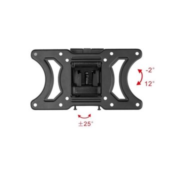 Стойка за телевизор X-TREMER 1032TS, за стена, за екрани 10"-32", до 20 кг, черен | JAR Computers X-TREMER 1032TS