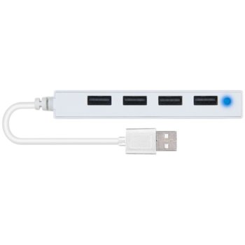 USB Хъб Speedlink 4-Port USB 2.0 SL-140000-WE