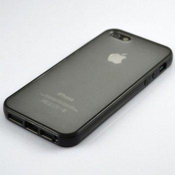 Бъмпер с твърд гръб DeTech за iPhone 5GS - 50383