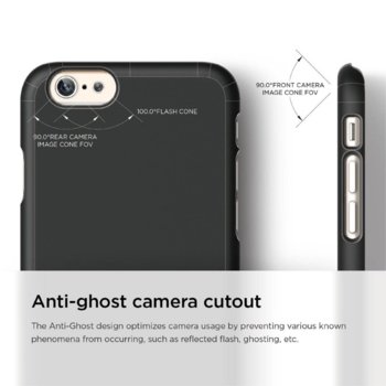 Elago S6P Slim Fit 2 Case + HD Clear Film black