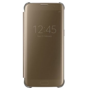 Samsung Galaxy S7 edge, Clear View Cover, Gold