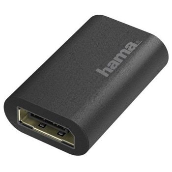Адаптер HAMA 200345, от DisplayPort(ж) към DisplayPort(ж), черен | JAR Computers HAMA-200345