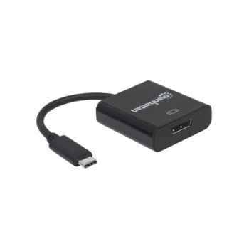 Manhattan USB 3.1 Type C(м) to DisplayPort(ж)