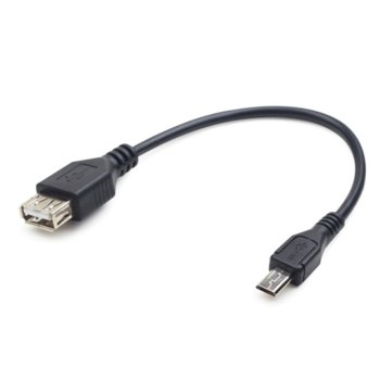 Cable OTG USB F to USB Micro 15 см
