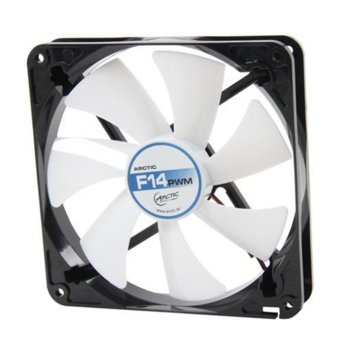 Вентилатор 140mm, Arctic F14 PWM PST, 4-пинов, 1350rpm | JAR Computers Arctic F14 PWM PST (ACFAN00079A)