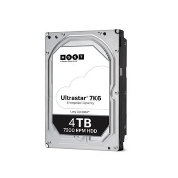 Твърд диск 4TB WD HGST Ultrastar DC HC310 7K6 (512n) TCG, SATA 6Gb/s, 7200rpm, 256MB кеш, 3.5 (8.89cm) | JAR Computers Western Digital Ultrastar DC HC310 7K6 (512n) TCG