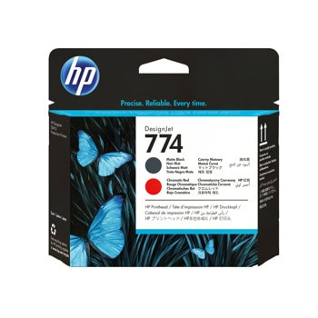 hp 774 matte black and chromatic red p2v97a