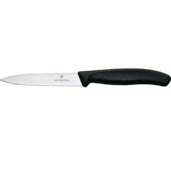 Нож за белене Victorinox Swiss Classic, 10 см, гладко острие, черен | JAR Computers Victorinox Swiss Classic 6.7703