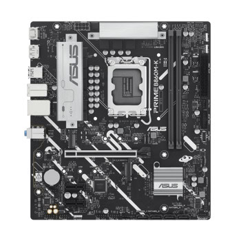 Дънна платка ASUS PRIME B860M-K, B860, LGA1851, DDR5, PCIe 5.0, (DP&HDMI), 4x SATA 6Gb/s, 2x M.2, 2.5GbE LAN, Micro ATX | JAR Computers ASUS PRIME B860M-K 90MB1JT0-M0EAY0