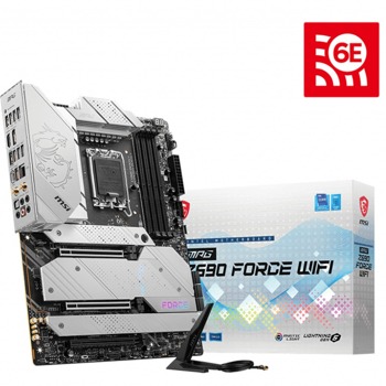 Дънна платка MSI MPG Z690 FORCE WIFI, Z690, LGA1700, DDR5, PCI-E 5.0 (DP, HDMI)(CF), 6x SATA 6Gb/s, 5x M.2, 1x USB 3.2 Gen 2x2 Type C, Wi-Fi, Bluetooth, ATX | JAR Computers MSI MPG Z690 FORCE WIFI