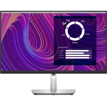 Монитор Dell P2723D (210-BDDX), 27" (68.58 cm) IPS панел, QHD, 5ms, 350cd/m2, DisplayPort, HDMI, USB | JAR Computers Dell P2723D
