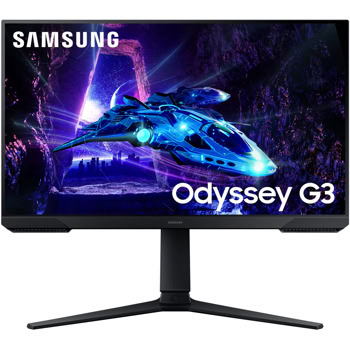Монитор Samsung Odyssey G3 G30D LS-24DG300EU (2024), 24" (60.96 cm) VA панел, 180Hz, Full HD, 1ms (MPRT), 3000:1, HDR10, 250cd/m2, DisplayPort, HDMI | JAR Computers Samsung Odyssey G3 G30D LS24DG300EUXEN