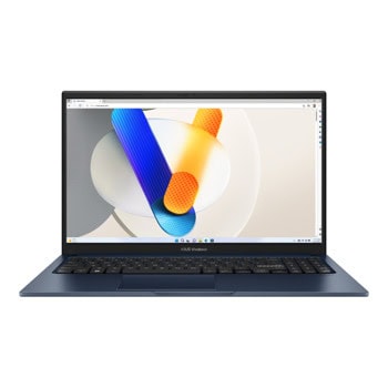Лаптоп Asus Vivobook 15 X1504VA-BQ2626(90NB13Y1-M00ZU0), шестядрен Intel Core i3-1315U 1.2/4.5GHz, 15.6"(39.62cm) Full HD IPS Anti-Glare Display, 16GB DDR4, 512GB SSD NVMe, 2x USB 3.2 Gen 1 Type-A, No OS | JAR Computers ASUS X1504VA-BQ2626
