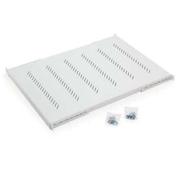 Тава Triton RAB-UP-850-H4 за комуникационен шкаф, 19", 1U, 850мм дълбочина, 150кг товароносимост, перфорирана | JAR Computers Triton RAB-UP-850-H4