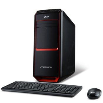 Настолен компютър Acer Predator G3-605, четириядрен Intel Core i5-4440 3.10GHz, 6GB DDR3 1600MHz, 1TB HDD SATA III, DVD+/-RW, NVIDIA GeForce GTX645 2GB, WiFi, CardReader, Keyboard & Mouse, Internal Audio, FreeDOS | JAR Computers Acer Predator G3-605
