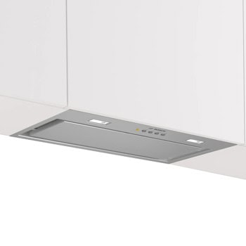 Аспиратор Bosch DLN56AC50, за вграждане, стандартен, eнергиен клас B, 250W, 570 m³/h, 2 мотора, 3 степени на мощност + интензивна, инокс | JAR Computers Bosch DLN56AC50