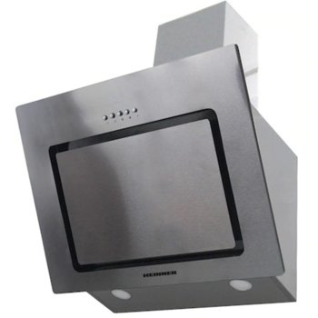 Абсорбатор Heinner DCH-650RIX, за вграждане, клас B, 190W, въздухопоток 594 m³/h, 1 мотор, сребрист, 3 нива на мощност, LED светлина | JAR Computers Heinner DCH-650RIX