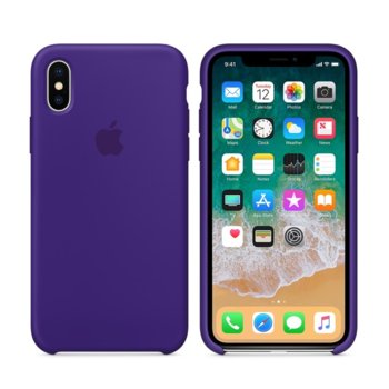 Apple iPhone X Silicone Case - Ultra Violet