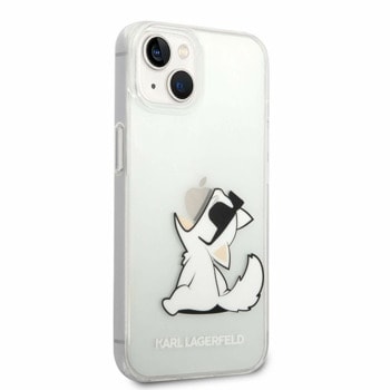 Choupette Eat за iPhone 14 прозрачен